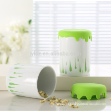 1000cc canister with silicone lid, large size